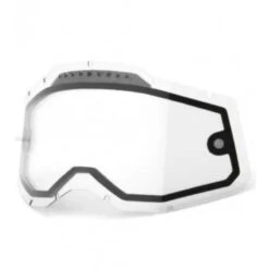 100% Lente Dual Vented Modelo 2 Transparente