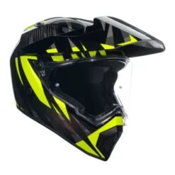 AGV AX9 E2206 MPLK Steppa Carbon / Gris / Amarillo Fluor