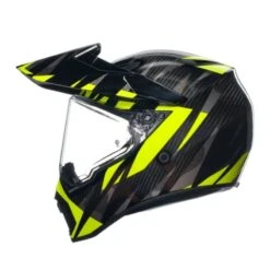 AGV AX9 E2206 MPLK Steppa Carbon / Gris / Amarillo Fluor -Motopasion Ventas agv ax9 e2206 mplk steppa carbon gris amarillo fluor 3