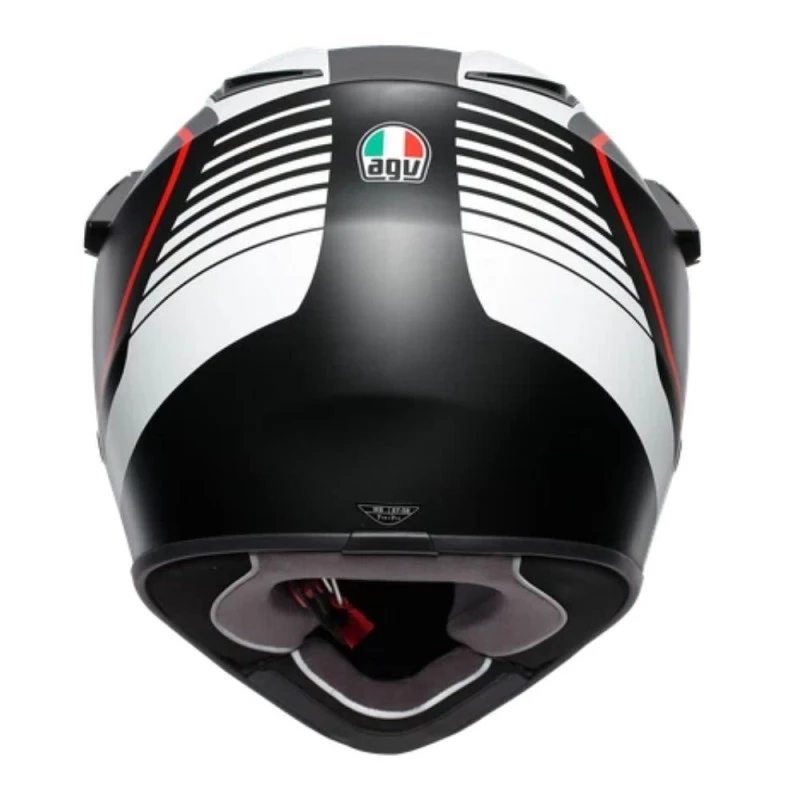 AGV AX9 Pacific Road Negro Mate / Blanco / Rojo 2 AGV AX9 Pacific Road Negro Mate / Blanco / Rojo - Imagen 2