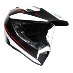 AGV AX9 Pacific Road Negro Mate / Blanco / Rojo