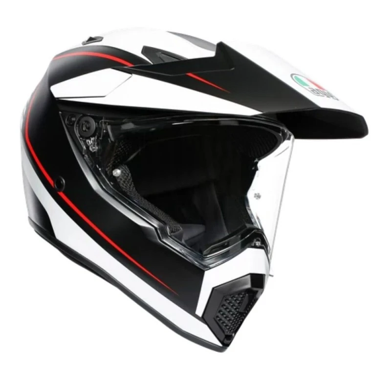 AGV AX9 Pacific Road Negro Mate / Blanco / Rojo 1 AGV AX9 Pacific Road Negro Mate / Blanco / Rojo
