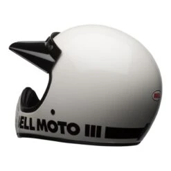 BELL Moto-3 Classic Blanco Brillo -Motopasion Ventas bell moto 3 classic blanco brillo 2