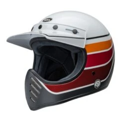 BELL Moto-3 RSD Saddleback Satin / Blanco Brillo / Negro