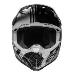 BELL Moto-9 Mips Louver Negro / Blanco -Motopasion Ventas bell moto 9 mips louver negro blanco 2