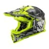 LS2 MX437 Fast Evo Crusher Negro / Amarillo