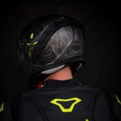 CGM 363S Shot Nippo Negro Mate / Amarillo Fluor -Motopasion Ventas cgm 363s shot nippo negro mate amarillo fluor 3