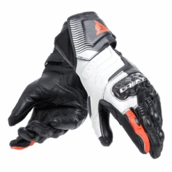 DAINESE Carbon 4 Long Mujer Negro / Blanco / Rojo-fluor