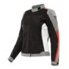 DAINESE Hydraflux 2 Air Mujer D-Dry Negro / Gris-carbón / Rojo-lava