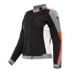 DAINESE Hydraflux 2 Air Mujer D-Dry Negro / Gris-carbón / Rojo-lava