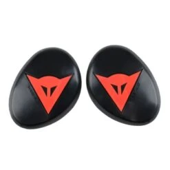 DAINESE Knee Rss 4.0 Negro / Rojo Fluor