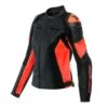 DAINESE Racing 4 Mujer Negro / Rojo-fluor
