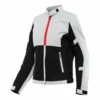 DAINESE Risoluta Air Tex Mujer Gris-glaciar / Rojo-lava