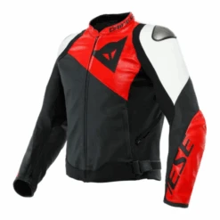 DAINESE Sportiva Negro-mate / Rojo-lava / Blanco