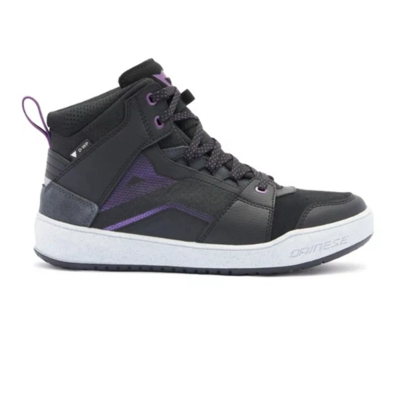 DAINESE Suburb D-WP Lady Negro / Blanco / Metal Púrpura 2 DAINESE Suburb D-WP Lady Negro / Blanco / Metal Púrpura - Imagen 2