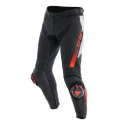 DAINESE Super Speed PERF. Negro / Blanco / Rojo Fluor