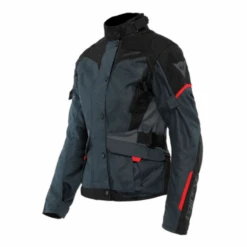 DAINESE Tempest 3 D-Dry Mujer ébano / Negro / Rojo-lava
