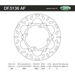 NEWFREN Kawasaki Off Road -Motopasion Ventas disco de freno newfren 1