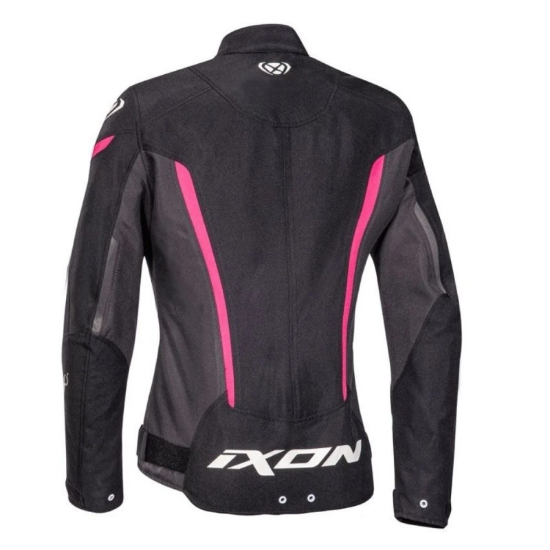 IXON Striker Lady Negro / Antracita / Fucsia 2 IXON Striker Lady Negro / Antracita / Fucsia - Imagen 2