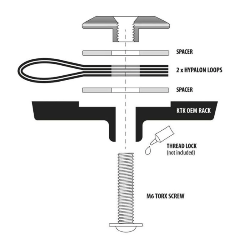 KRIEGA Overlander-S OS-Rack Loops KTM 4 KRIEGA Overlander-S OS-Rack Loops KTM - Imagen 4