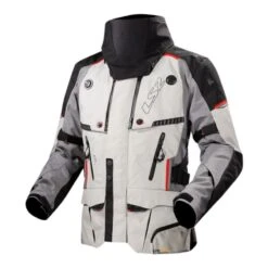 LS2 Apollo Gris / Negro / Rojo