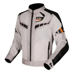 LS2 Garda Air Lady Negro / Gris / H-v Naranja