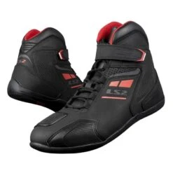 LS2 Garra Negro / Rojo -Motopasion Ventas ls2 garra negro rojo 1