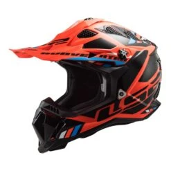 LS2 MX700 Subverter Stomp Naranja Fluor / Negro