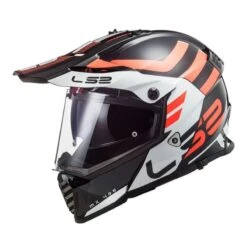 LS2 MX436 Pioneer Evo Adventurer Negro / Blanco