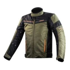 LS2 Shadow Verde Olivo / Naranja Fluor