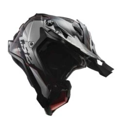 LS2 MX700 Subverter Evo Arched Negro / Plata / Titaneo -Motopasion Ventas ls2 subverter arched negro plata titaneo 3