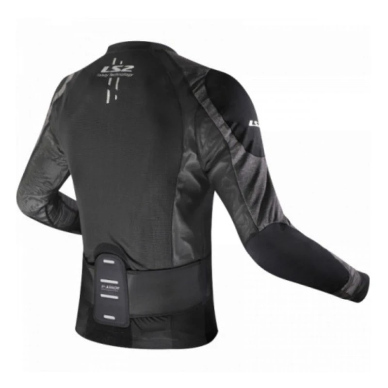 LS2 X-Armor Negro / Plata 2 LS2 X-Armor Negro / Plata - Imagen 2