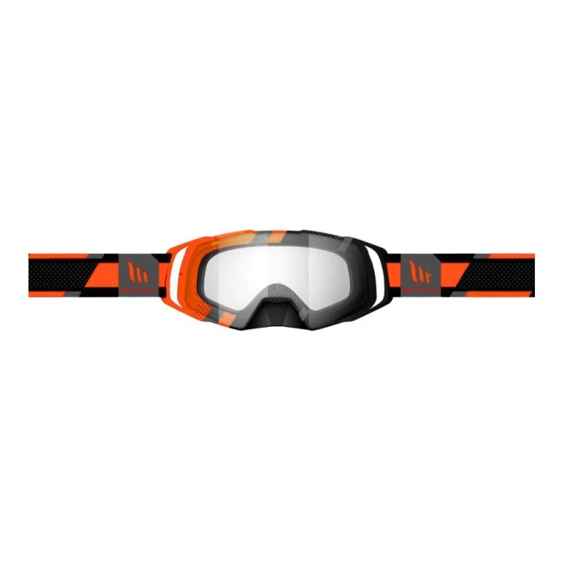 MT MX Evo Stripes Negro / Naranja 1 MT MX Evo Stripes Negro / Naranja