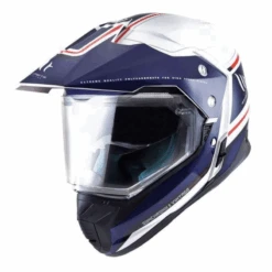 MT Synchrony Duo Sport Vintage Blanco Perla / Azul / Rojo Brillo