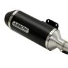 Arrow URBAN DARK ALUMINIUM SILENCER WITH BLACK STEEL END CAP