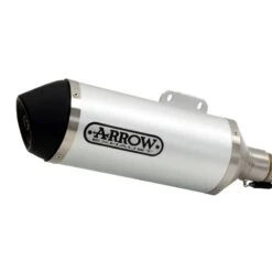 Arrow URBAN ALUMINIUM SILENCER WITH BLACK STEEL END CAP