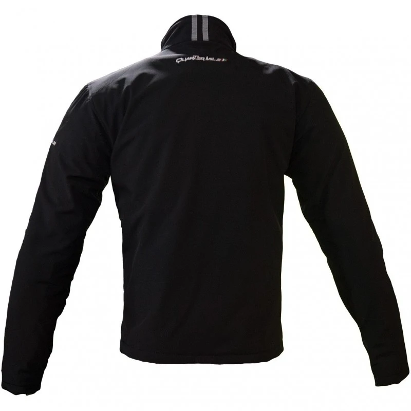 QUARTER MILE Dowtown Soft Shell Negro / Amarillo Flúor 2 QUARTER MILE Dowtown Soft Shell Negro / Amarillo Flúor - Imagen 2