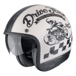 SCORPION Belfast Evo Drive Fast Crema Mate / Negro