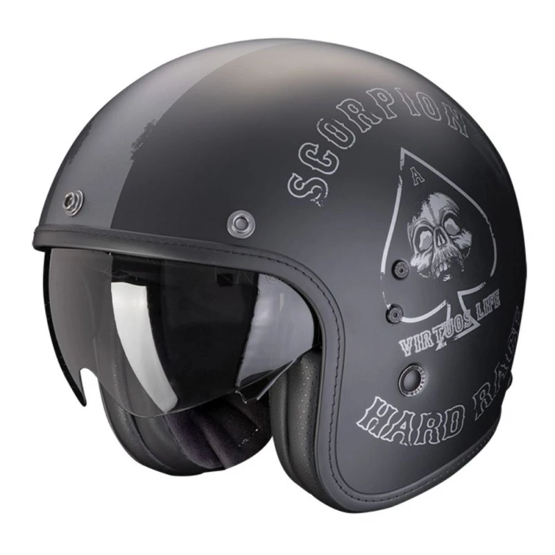 SCORPION Belfast Evo Spade Negro Mate / Plata 1 SCORPION Belfast Evo Spade Negro Mate / Plata