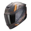 SCORPION EXO-1400 Evo 2 Carbon Air Mirage Negro Mate / Naranja