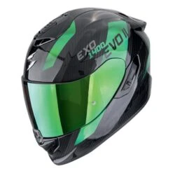 SCORPION EXO-1400 Evo 2 Carbon Air Platted Negro / Verde