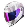 SCORPION EXO-520 Evo Air Fasta Blanco / Morado