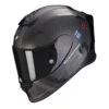 SCORPION EXO-R1 Evo Carbon Air MG Mate Negro / Oscuro Plata