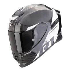 SCORPION EXO-R1 Evo Carbon Air Rally Negro / Blanco