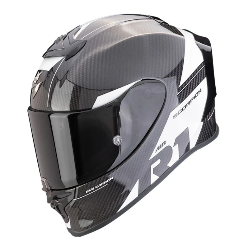 SCORPION EXO-R1 Evo Carbon Air Rally Negro / Blanco 1 SCORPION EXO-R1 Evo Carbon Air Rally Negro / Blanco
