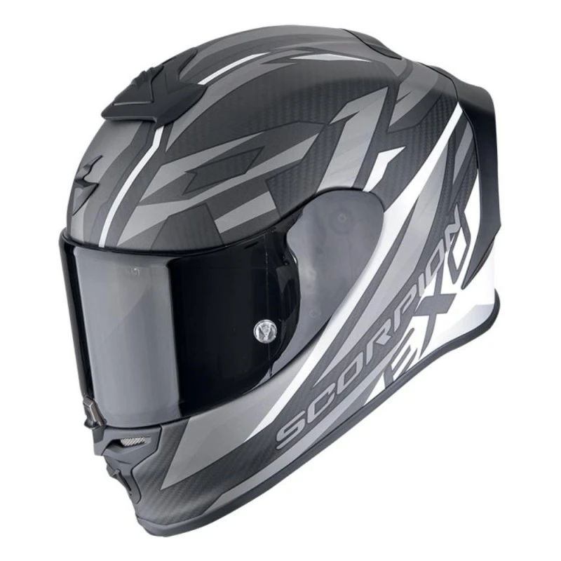 SCORPION EXO-R1 Evo Carbon Air Runner Negro Mate / Blanco 1 SCORPION EXO-R1 Evo Carbon Air Runner Negro Mate / Blanco