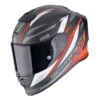 SCORPION EXO-R1 Evo Carbon Air Runner Negro Mate / Rojo