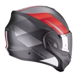 SCORPION EXO-TECH Evo Carbon Genus Mate Negro / Rojo -Motopasion Ventas scorpion exo tech evo carbon genus mate negro rojo 1