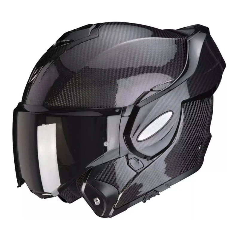 SCORPION EXO-TECH Evo Carbon Solid Negro 2 SCORPION EXO-TECH Evo Carbon Solid Negro - Imagen 2