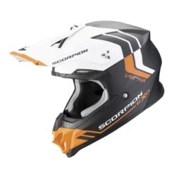 SCORPION VX-16 Evo Air Fusion Negro Mate / Naranja